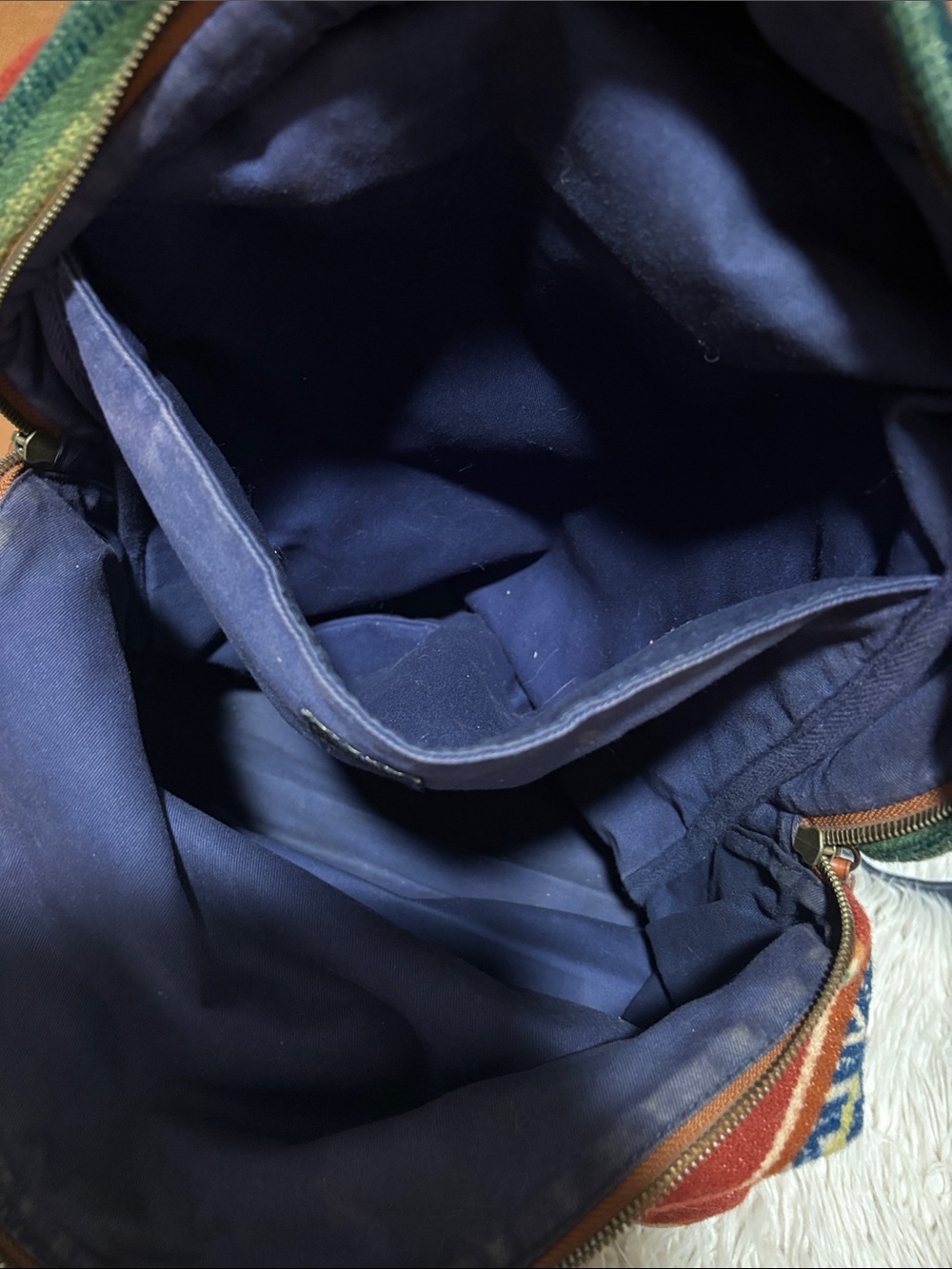 Pendleton Multicolor Striped Canvas Backpack - Picture 7 of 8